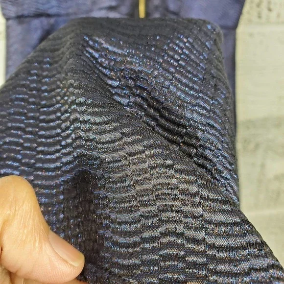 Express Fit and Flare Cocktail Nightdress Metallic Jacquard Dress NWOT Sz 6 - Picture 8 of 11